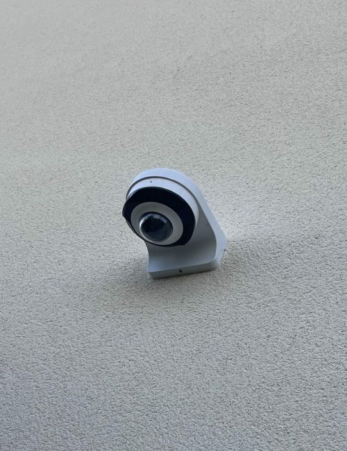 Caméra de vidéosurveillance installée par MSE électricien Loire-Atlantique